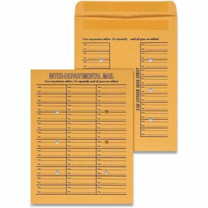 Universal+Envelope+-+Interoffice+-+%2397+-+28+lb+-+Self+Adhesive+-+Brown+Kraft+-+Kraft+Paper+-+100+%2F+Box