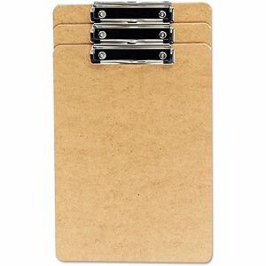 Universal+Products+Clipboard+-+0.50%26quot%3B+Clip+Capacity+-+Storage+for+Document+-+Hardboard+-+Brown+-+3+%2F+Pack