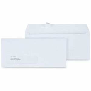 Universal+Envelope+-+Business+-+%2310+-+24+lb+-+Self+Adhesive+-+White+-+Paper+Stock+-+500+%2F+Box