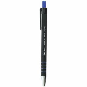 Universal+Ballpoint+Pen%2C+Retractable%2C+Medium+1+mm%2C+Blue+Ink%2C+Blue+Barrel%2C+Dozen+-+1+mm+Medium+Conical+Pen+Point+-+Retractable+-+Blue+Ink+-+Blue+Barrel+-+1+Dozen