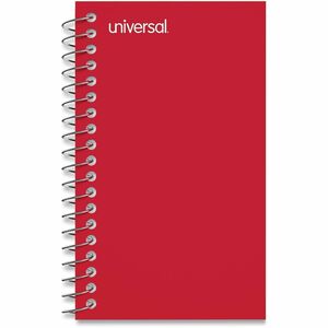 Universal+Wirebound+Memo+Book%2C+Narrow+Rule%2C+Red+Cover%2C+%2850%29+5+x+3+Sheets%2C+12%2FPack+-+1+Subject%28s%29+-+50+Sheets+-+Spiral+-+Narrow+Ruled+Front+Ruling+-+16+lb+Basis+Weight+-+5%26quot%3B+Height+x+3%26quot%3B+Width+-+White+Paper+-+Orange+Cover+-+12+%2F+Pack