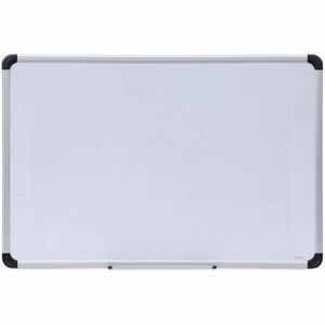 Universal+Dry+Erase+Board+-+36%26quot%3B+%283+ft%29+Width+x+24%26quot%3B+%282+ft%29+Height+-+White+Steel+Surface+-+Satin+Aluminum+Frame+-+Magnetic+-+1+Each