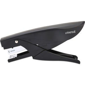 Universal+Deluxe+Plier+Stapler+-+Staples+Upto+20+Sheet+-+Holds+Upto+210+Staple+-+Full+Strip+-+Staple+Size%3A+0.50%26quot%3B+-+0.50%26quot%3B+Crown+Width+-+Top+Loading+-+Black+-+Metal%2C+Plastic+-+1+Each