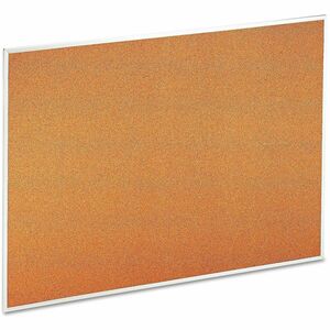 Universal+Bulletin+Board+-+36%26quot%3B+Board+Height+x+48%26quot%3B+Board+Width+x+1%26quot%3B+Board+Depth+-+Tan+Cork+Surface+-+Resilient%2C+Self-healing+-+Satin+Aluminum+Frame+-+1+Each
