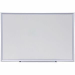 Universal+Deluxe+Melamine+Dry+Erase+Board%2C+36%26quot%3B+x+24%26quot%3B+%2C+White+Surface%2C+Satin+Aluminum+Frame+-+36%26quot%3B+%283+ft%29+Width+x+24%26quot%3B+%282+ft%29+Height+-+White+Melamine+Surface+-+Satin+Aluminum+Frame+-+1+Each