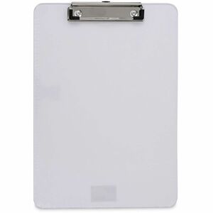 Universal+Clipboard+-+0.50%26quot%3B+Clip+Capacity+-+Storage+for+Paper+-+8+1%2F2%26quot%3B+x+11%26quot%3B+Sheet+Size+-+Plastic+-+Clear+-+1+Each