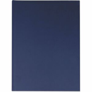 Universal+Notebook+-+1+Subject%28s%29+-+150+Sheets+-+Sewn+-+Wide+Ruled%2C+Legal+Ruled+Front+Ruling+-+47+lb+Basis+Weight+-+10.50%26quot%3B+Height+x+7.9%26quot%3B+Width+-+White+Paper+-+Dark+Blue+Linen+Paper+Cover