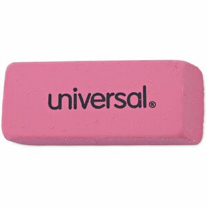 Universal+Manual+Eraser+-+Pink+-+Rectangle+-+Elastomer+-+20+%2F+Pack+-+Soft%2C+Latex-free%2C+Beveled+Edge%2C+Tear+Resistant%2C+Smudge+Resistant%2C+Ghost+Resistant