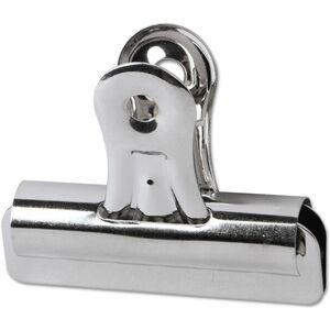 Universal+Bulldog+Clips%2C+Medium%2C+Nickel%2C+36%2FPack+-+Medium+-+2.3%26quot%3B+Width+-+0.50%26quot%3B+Size+Capacity+-+Nickel+-+Nickel+Plated+Steel+-+36+%2F+Pack