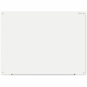 Universal+Frameless+Glass+Marker+Board%2C+48%26quot%3B+x+36%26quot%3B+%2C+White+Surface+-+48%26quot%3B+%284+ft%29+Width+x+36%26quot%3B+%283+ft%29+Height+-+White+Glass+Surface+-+1+Each