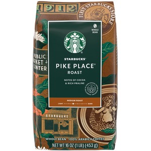 Starbucks+Whole+Bean+Pike+Place+Roast+Coffee+-+Medium+-+16+oz+-+1+Each