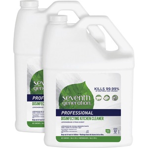 Seventh+Generation+Disinfecting+Kitchen+Cleaner+Refill+-+128+fl+oz+%284+quart%29+-+Lemongrass+Citrus+Scent+-+2+%2F+Carton+-+Refillable%2C+Disinfectant%2C+Deodorize%2C+Easy+to+Use