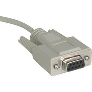 C2G 15ft DB25 Male to DB9 Female  Modem Cable - DB-25 Male - DB-9 Female - 15ft - Beig