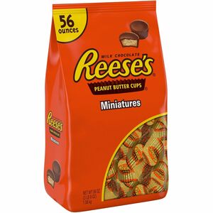 Reese%26apos%3Bs+Candy+-+Peanut+Butter%2C+Milk+Chocolate+-+Individually+Wrapped+-+3.50+lb+-+1+Box