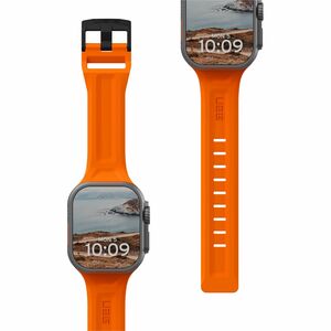 Urban Armor Gear Scout Smartwatch Band - Orange - Silicone, Stainless Steel
