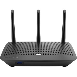 Linksys Max-Stream EA7500V3 Wi-Fi 5 IEEE 802.11a/b/g/n/ac Ethernet Wireless Router - Dual Band - 2.40 GHz ISM Band - 5 GHz UNII Band - 3 x Antenna(3 x External) - 243.20 MB/s Wireless Speed - 4 x Network Port - 1 x Broadband Port - USB - Gigabit Ethernet - Desktop