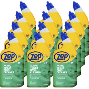 Zep+Acidic+Toilet+Bowl+Cleaner+-+32+fl+oz+%281+quart%29+-+Wintergreen+Scent+-+12+%2F+Carton+-+White