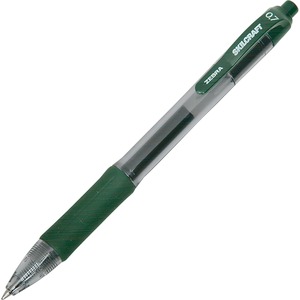 SKILCRAFT%C2%AE+Retractable+Gel+Pen+-+0.7+mm+Medium+Conical+Pen+Point+-+Retractable+-+Green+Ink+-+Water+Based%2C+Gel-based+-+Clear+Barrel+-+1+Dozen+-+TAA+Compliant