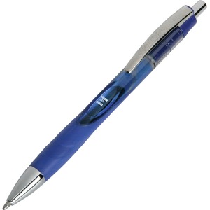 SKILCRAFT%C2%AE+Vista+Gel+Ink+Pen+-+1+mm+Bold+Conical+Pen+Point+-+Retractable+-+Blue+Ink+-+Gel-based+-+Transparent+Barrel+-+1+Dozen