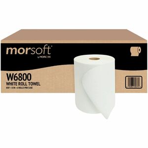 Morcon+Hardwound+Paper+Towels+-+8%26quot%3B+Width+x+800+ft+Length+-+2%26quot%3B+Core+-+White+-+Paper+-+6+%2F+Carton