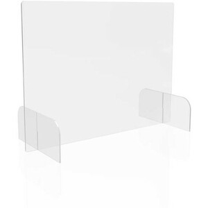 Deflecto Countertop Safety Barrier Full Shield with Feet