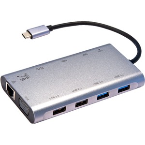 SMK-Link VP6950 USB-C 100W Mini Docking Station with Multi-Stream Triple Video - for Noteb