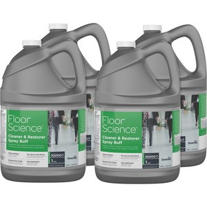 Diversey+Floor+Science+Cleaner+Spray+Buff+-+Ready-To-Use+-+128+fl+oz+%284+quart%29+-+Characteristic+Scent+-+4+%2F+Carton+-+Durable+-+Straw