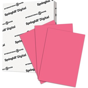 Springhill+Multipurpose+Cardstock+-+Cherry+-+92+Brightness+-+Letter+-+8+1%2F2%26quot%3B+x+11%26quot%3B+-+110+lb+Basis+Weight+-+Smooth+-+250+%2F+Pack+-+Cherry
