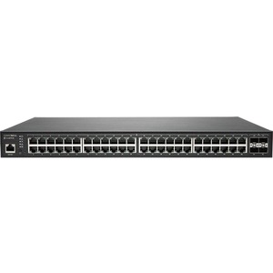 SonicWall Switch SWS14-48FPOE - 52 Ports - Manageable - 2 Layer Supported - Modular - 740 W PoE Budget - Optical Fiber, Twisted Pair - PoE Ports - 1U High - Rack-mountable - 12 Month Limited Warranty