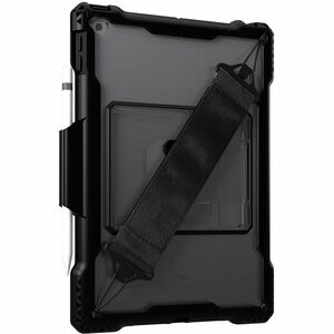 MAXCases Hand Strap for Shield Extreme-X iPad 7/8 10.2" (Black) - 1 - Hook & Loop Attachment - Black
