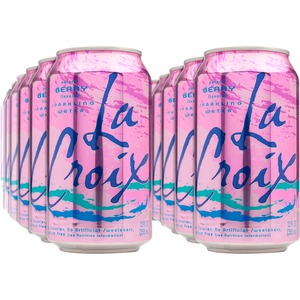 LaCroix+Berry+Flavored+Sparkling+Water+-+Ready-to-Drink+-+12+fl+oz+%28355+mL%29+-+2+%2F+Carton+-+12+%2F+Pack