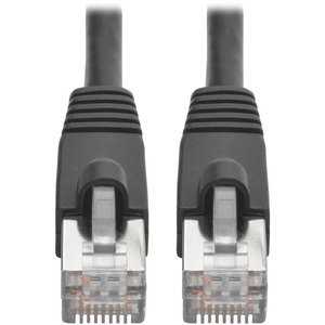 Tripp Lite by Eaton Cat6a 10G Snagless Shielded STP Ethernet Cable (RJ45 M/M) PoE Black 2 ft. (0.61 m)