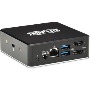 Tripp Lite U442-DOCK20-B Docking Station - for Notebook/Tablet/Smartphone - 85 W - USB Type C - 4 x USB Ports - USB Type-C - Network (RJ-45) - HDMI - Wired