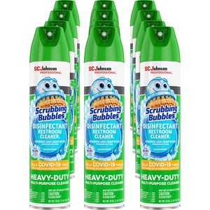 Scrubbing+Bubbles%C2%AE+Disinfectant+Cleaner+-+Ready-To-Use+-+25+fl+oz+%280.8+quart%29+-+12+%2F+Carton+-+Non-porous%2C+Heavy+Duty%2C+Fume-free+-+White