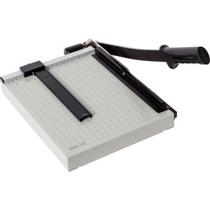 Dahle+NA+Vantage+Guillotine+Paper+Trimmer+-+15+Sheet+Cutting+Capacity+-+12%26quot%3B+Cutting+Length+-+Sturdy%2C+Spring-action+Handle%2C+Adjustable+Back+Stop%2C+Alignment+Grid+-+Metal+-+Gray+-+10.3%26quot%3B+Length+-+1+%2F+Carton