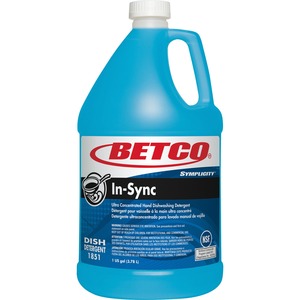 Betco+Symplicity+In-Sync+Dishwashing+Detergent+-+Concentrate+-+128+fl+oz+%284+quart%29+-+Fresh+Ozonic+Scent+-+1+Each+-+Blue