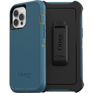 OtterBox Defender Rugged Carrying Case (Holster) Apple iPhone 12 Pro Max Smartphone - Teal - Drop Resistant, Dirt Resistant Port, Scrape Resistant, Bump Resistant, Dust Resistant Port, Lint Resistant Port, Clog Resistant - Belt Clip - 6.58" (167.13 mm) Height x 3.37" (85.60 mm) Width x 0.47" (11.94 mm) Depth - Retail