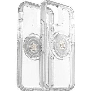 OtterBox iPhone 12 mini Otter + Pop Symmetry Series Clear Case - For Apple iPhone 12 mini Smartphone - Clear Pop - Drop Resistant, Bump Resistant, Shock Resistant - Polycarbonate, Synthetic Rubber