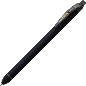 EnerGel+0.7mm+Retractable+Pens+-+0.7+mm+Pen+Point+Size+-+Retractable+-+Black+Liquid+Gel+Ink+Ink+-+Rubberized+Barrel+-+1+Dozen