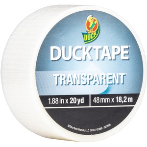Duck+Transparent+Duct+Tape+-+20+yd+Length+x+1.90%26quot%3B+Width+-+1+Each+-+Transparent%2C+Clear