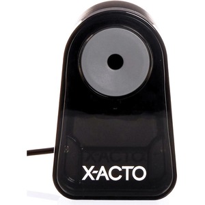 X-Acto Mighty Mite Electric Pencil Sharpener - AC Supply Powered - Black - 1 Each