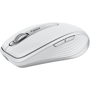 Logitech MX Anywhere 3 for Mac Compact Performance Mouse, Wireless, Comfortable, Ultrafast Scrolling, Any Surface, Portable, 4000DPI, Customizable Buttons, USB-C, Bluetooth, Apple Mac, iPad, Pale Gray - Darkfield - Wireless - Bluetooth - Pale Gray - 4000 dpi - Scroll Wheel - 6 Button(s)