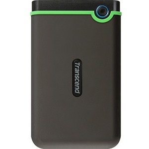 Transcend StoreJet 25M3 4 TB Portable Hard Drive - 2.5" External - Iron Gray