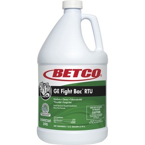 Betco+GE+Fight+Bac+RTU+Disinfectant+-+Ready-To-Use+-+128+fl+oz+%284+quart%29+-+Fresh+Scent+-+Washable%2C+Non-porous+-+Clear+-+1+Each
