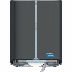 Cascades+PRO+Tandem+Jumbo+Toilet+Paper+Dispenser%2C+Single+Roll+%28C382%29+-+Touchless%2C+Roll+Dispenser+-+1+x+Roll+-+13.8%26quot%3B+Height+x+10.8%26quot%3B+Width+x+5.6%26quot%3B+Depth+-+Dark+Gray+-+Hygienic%2C+Jam+Resistant+-+1+Each