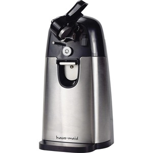 HAUS-MAID+Electric+Can+Opener+-+Built-in+Magnet%2C+Durable+-+Black