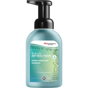 SC+Johnson+Antibacterial+Foam+Hand+Soap+-+10+fl+oz+%28295.7+mL%29+-+Pump+Bottle+Dispenser+-+Bacteria+Remover+-+Hand+-+Green+-+1+Each