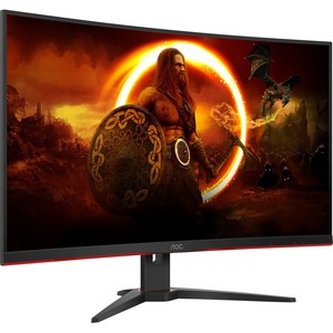 AOC C32G2E 31.5inFull HD Curved Screen WLED Gaming LCD Monitor - 16:9 - Red-Black - 32in