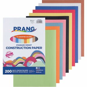 Prang+Construction+Paper+-+Art+Project%2C+Craft+Project%2C+Fun+and+Learning%2C+Cutting%2C+Pasting+-+9%26quot%3BWidth+x+12%26quot%3BLength+-+200+%2F+Pack+-+Assorted