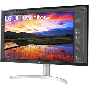 LG 32UN650-W 31.5" 4K UHD LCD Monitor - 16:9 - Black, Silver - 32" (812.80 mm) Class - In-plane Switching (IPS) Technology - LED Backlight - 3840 x 2160 - 1.07 Billion Colors - FreeSync - 350 cd/m - 5 ms - HDMI - DisplayPort